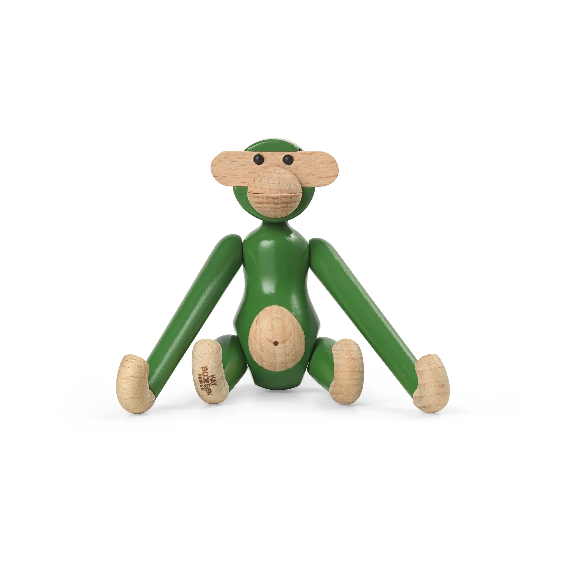 Kay Bojesen mini vintage monkey, Green Kay Bojesen Denmark