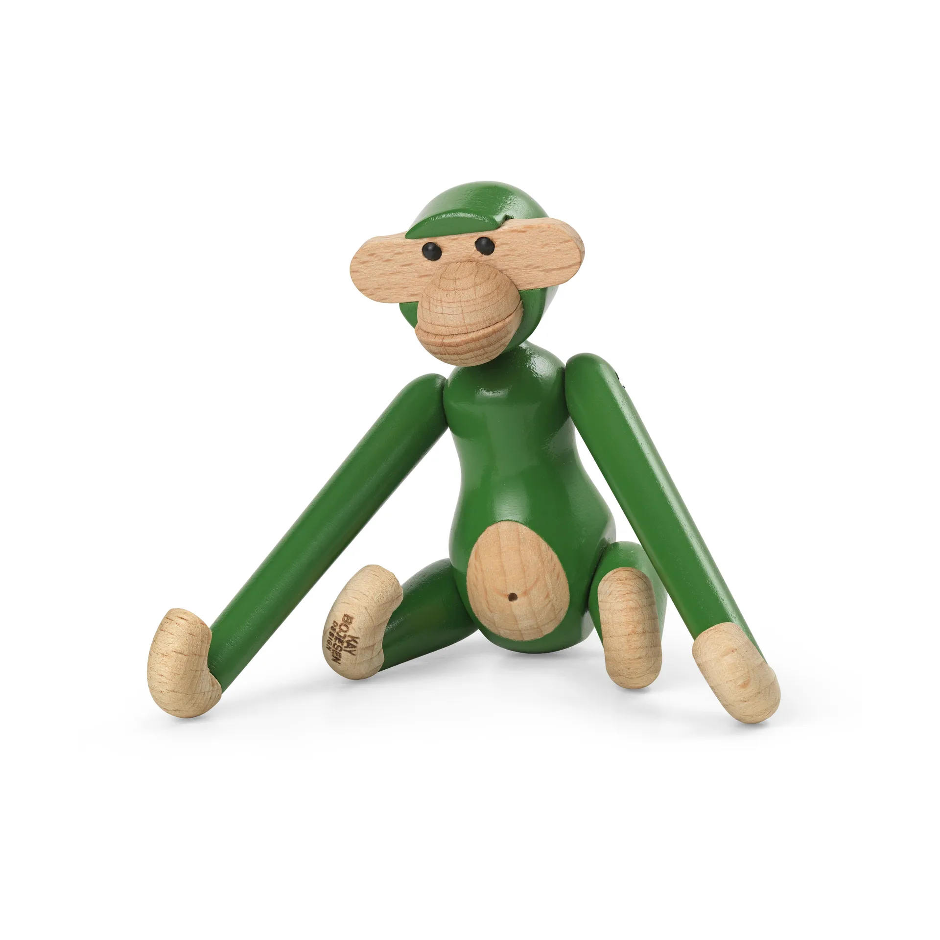 Kay Bojesen mini vintage monkey, Green Kay Bojesen Denmark