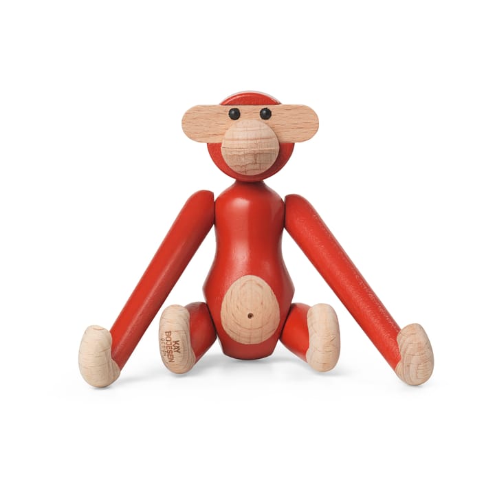 Kay Bojesen mini vintage monkey - Red - Kay Bojesen Denmark