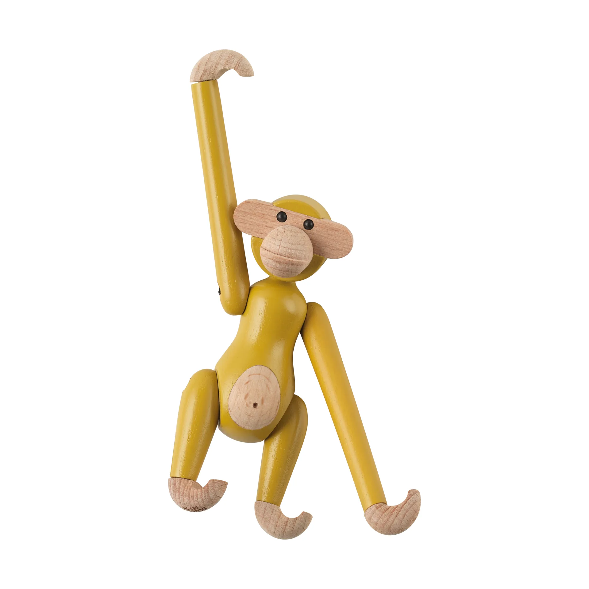 Kay Bojesen mini vintage monkey, Yellow Kay Bojesen Denmark