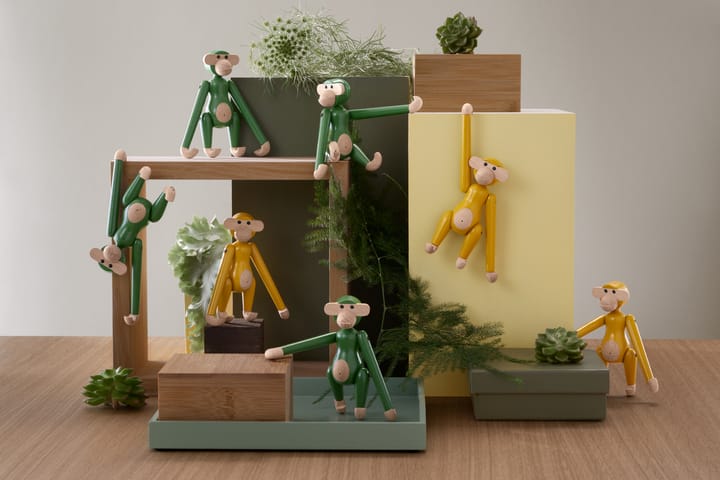 Kay Bojesen mini vintage monkey, Yellow Kay Bojesen Denmark