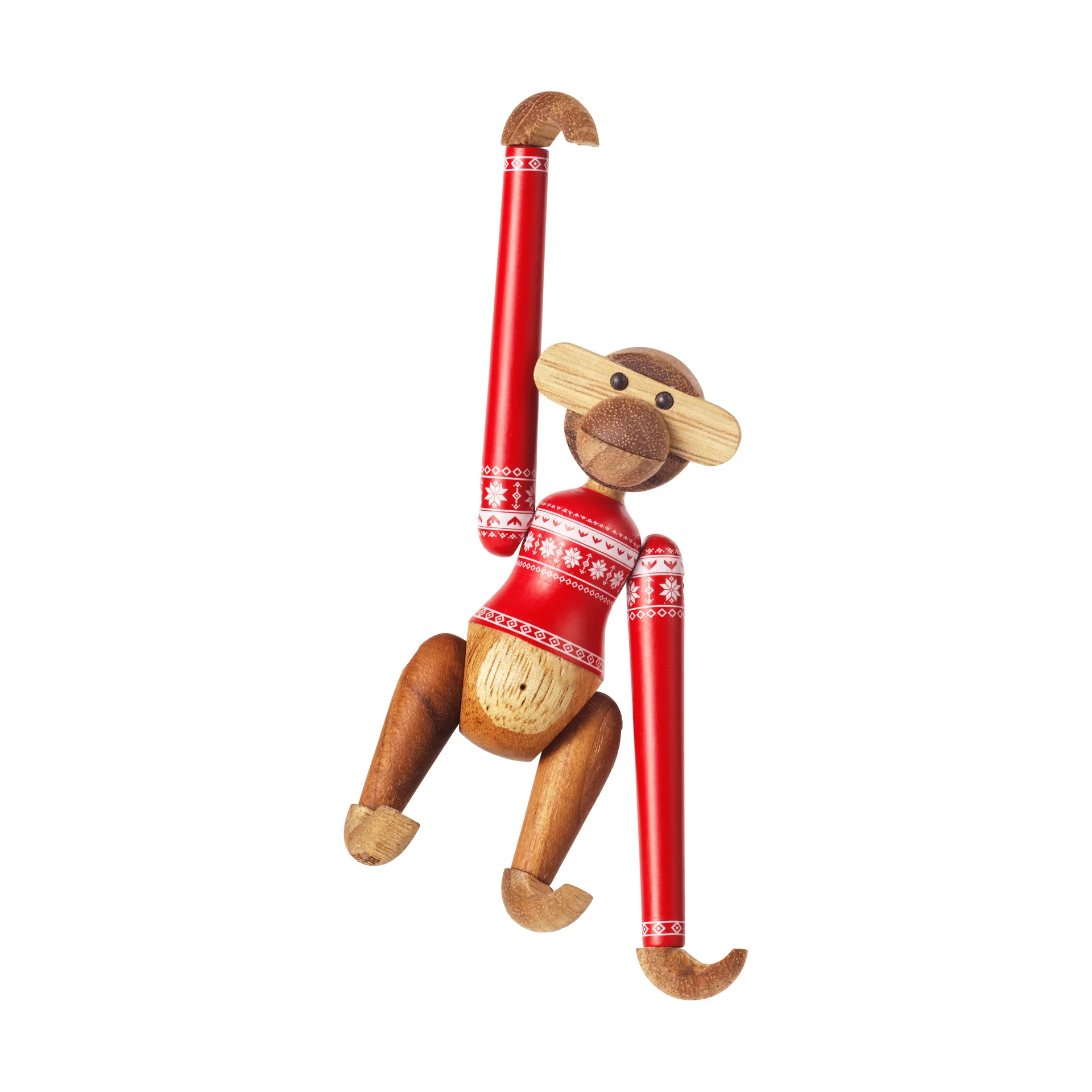 Kay Bojesen monkey mini Christmas Jumper 2024, Teak-Limba Kay Bojesen Denmark