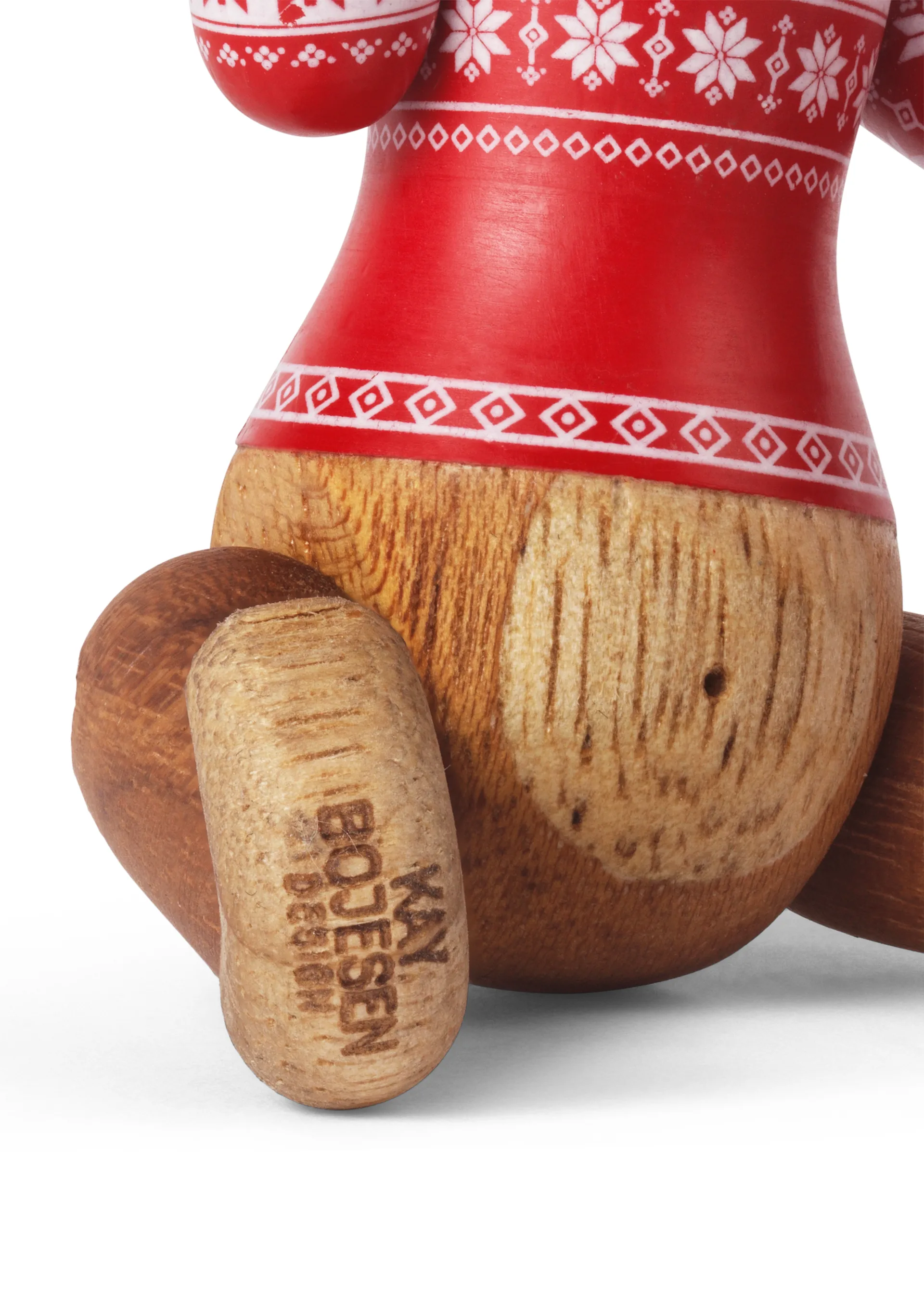Kay Bojesen monkey mini Christmas Jumper 2024, Teak-Limba Kay Bojesen Denmark