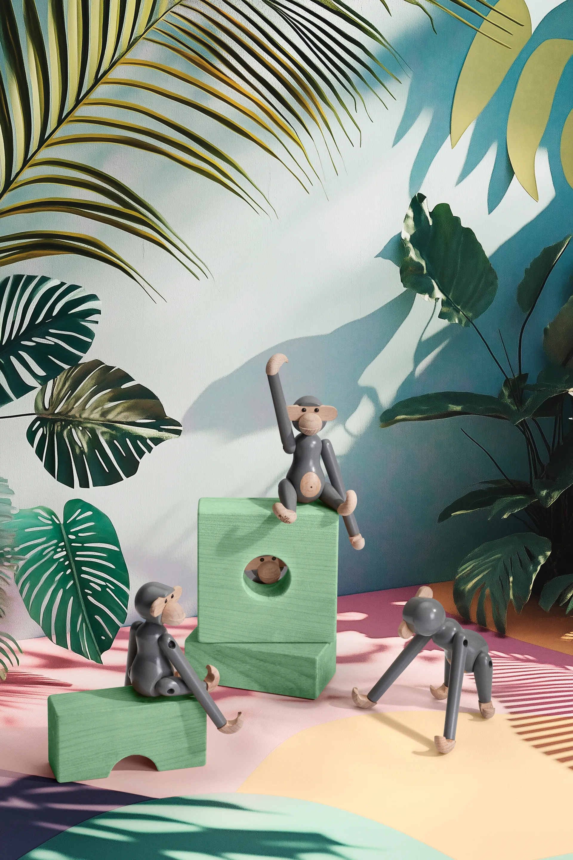 Kay Bojesen monkey mini, Grey Kay Bojesen Denmark