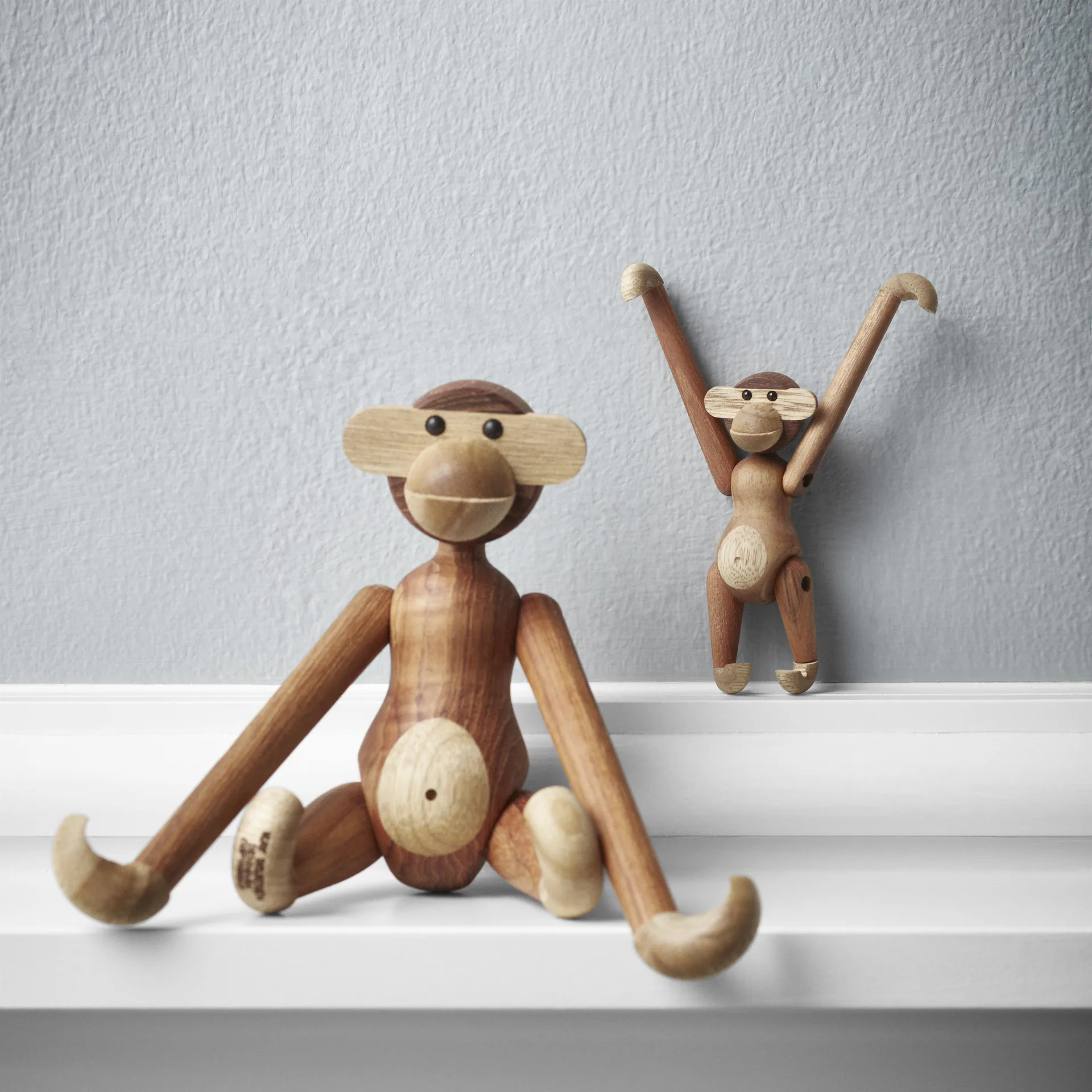 Kay Bojesen monkey mini, Teak-limba tree Kay Bojesen Denmark