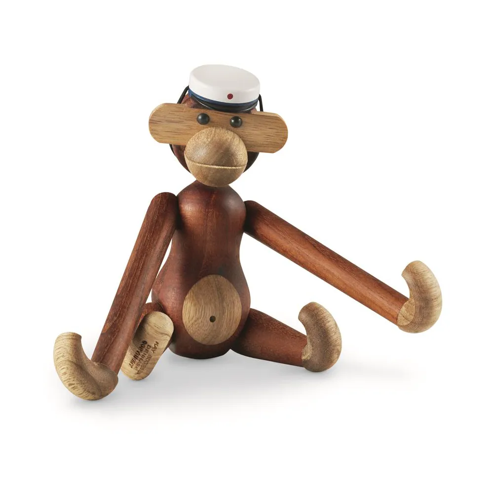 Kay Bojesen monkey with blue student cap,  Kay Bojesen Denmark