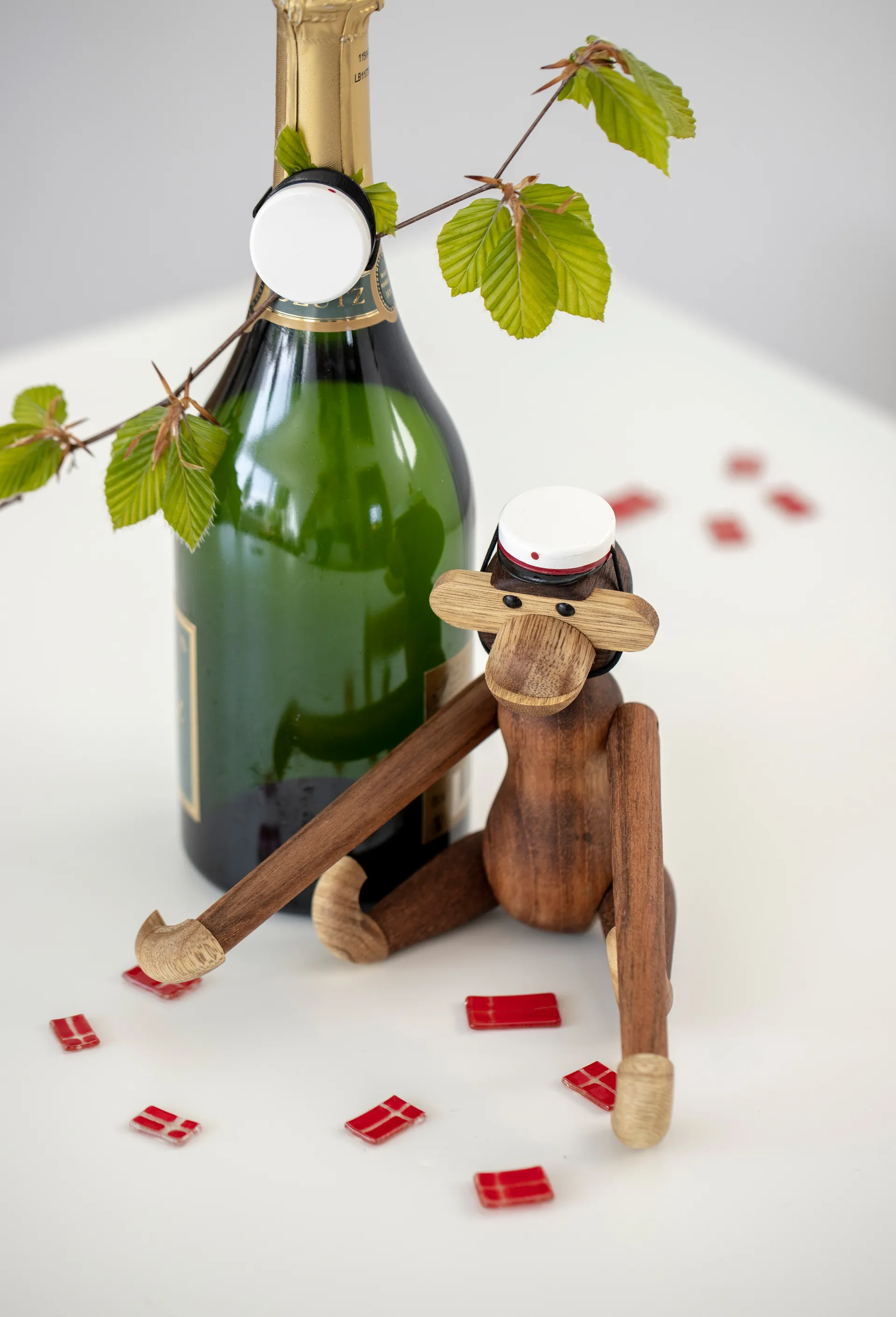 Kay Bojesen monkey with red student cap,  Kay Bojesen Denmark
