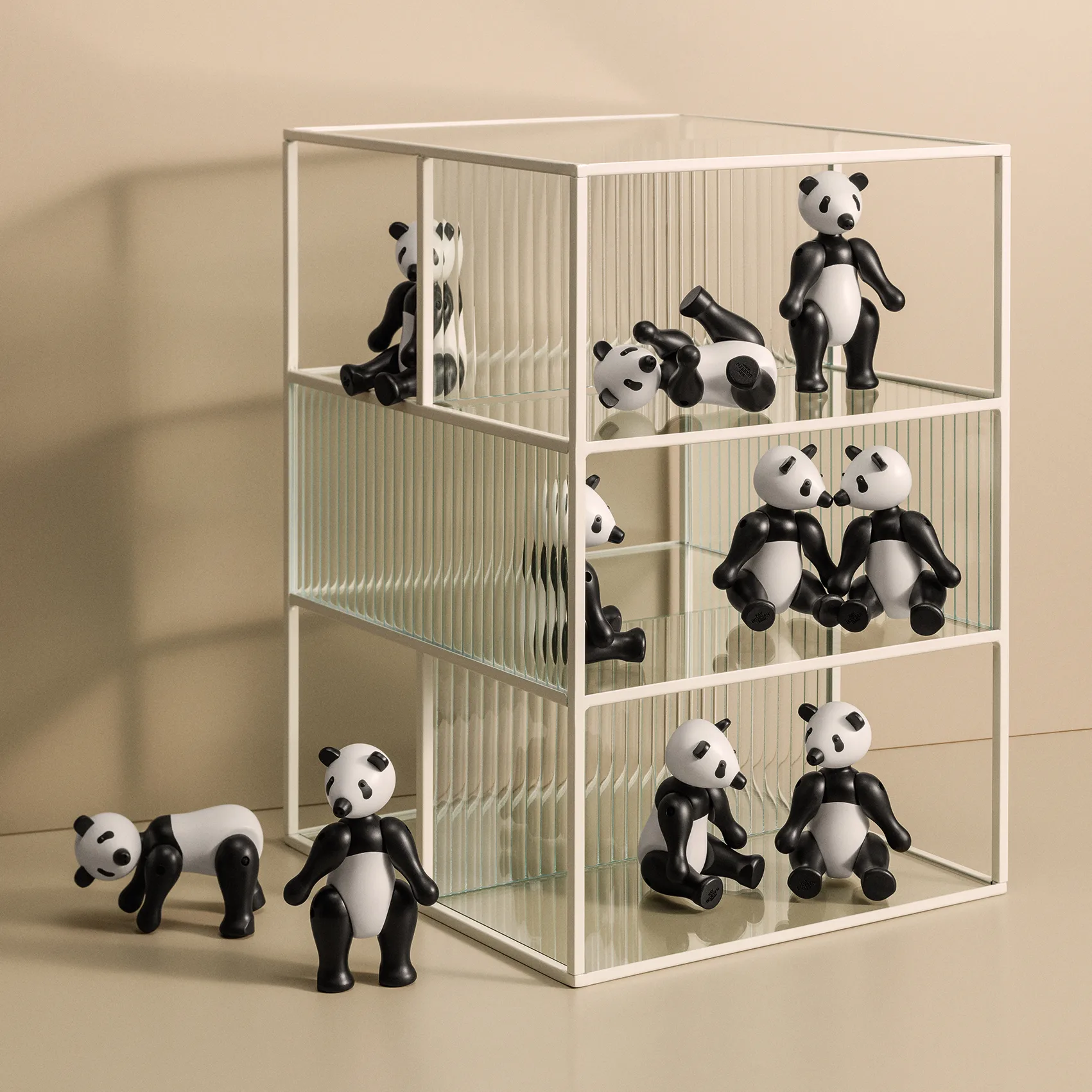 Kay Bojesen panda small, black-white Kay Bojesen Denmark