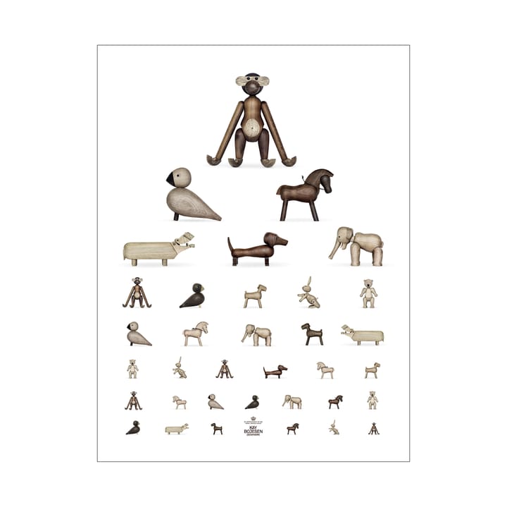 Kay Bojesen poster animal, 30x40 cm Kay Bojesen Denmark
