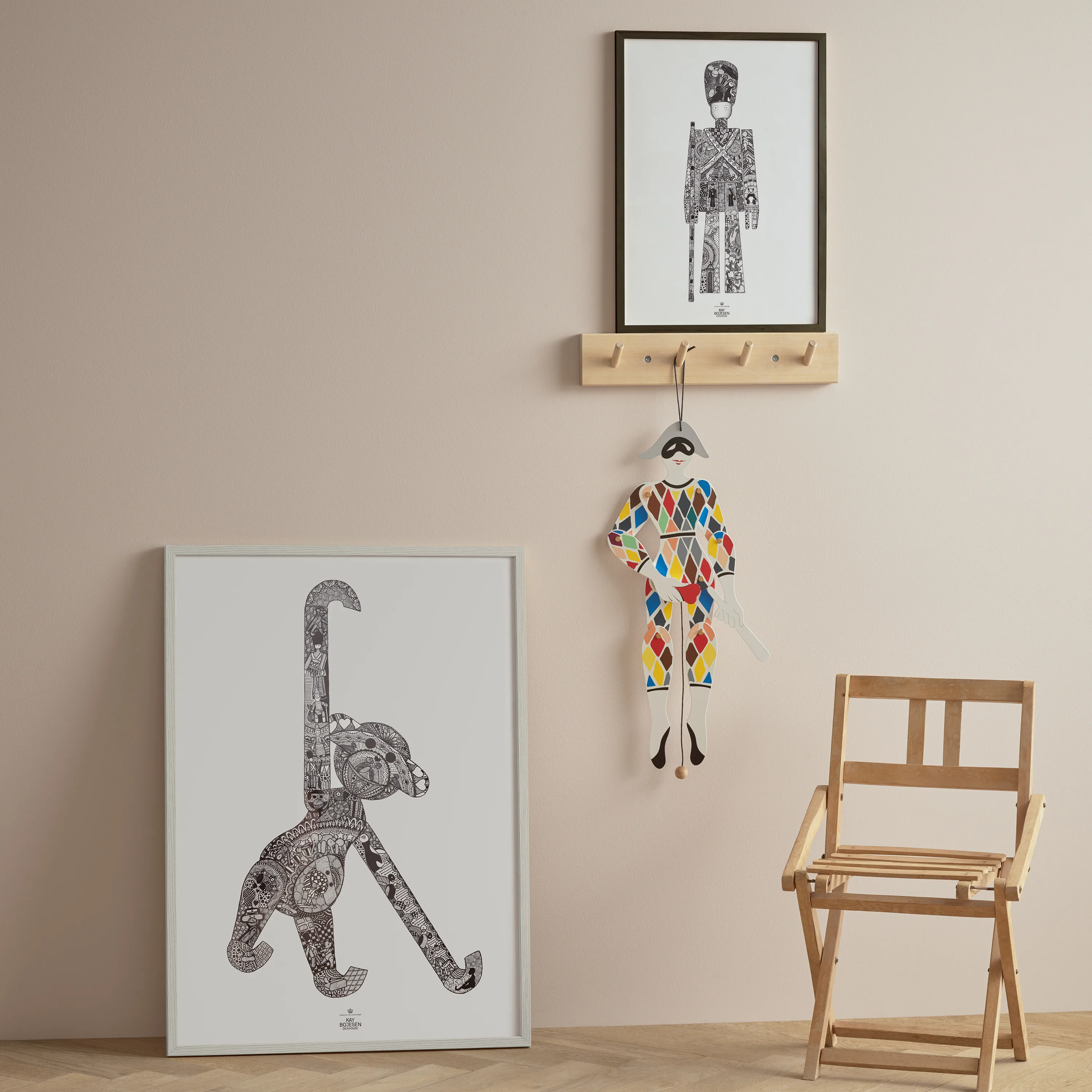 Kay Bojesen poster monkey from Kay Bojesen Denmark - NordicNest.com