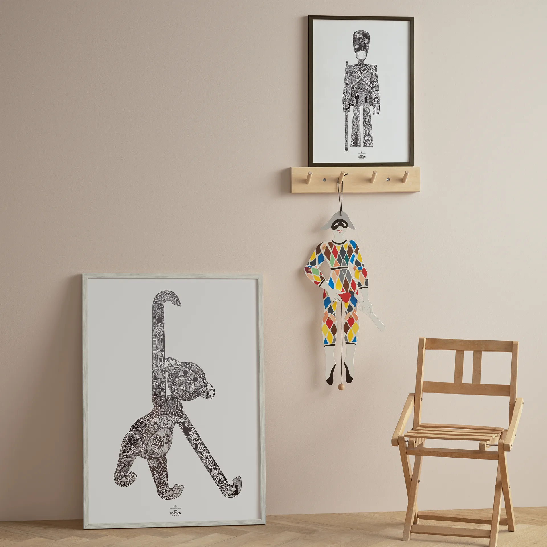 Kay Bojesen poster monkey, 50x70 cm Kay Bojesen Denmark