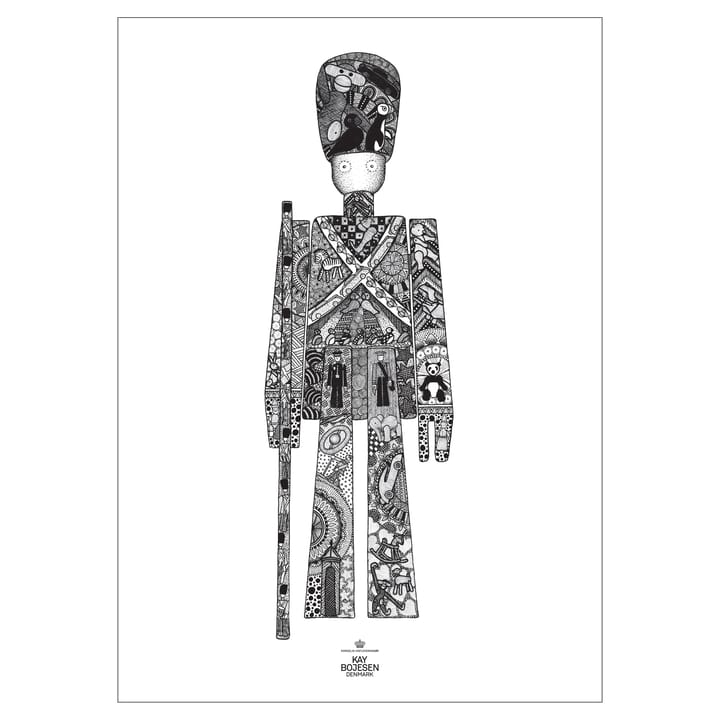 Kay Bojesen poster soldier, 50x70 cm Kay Bojesen Denmark