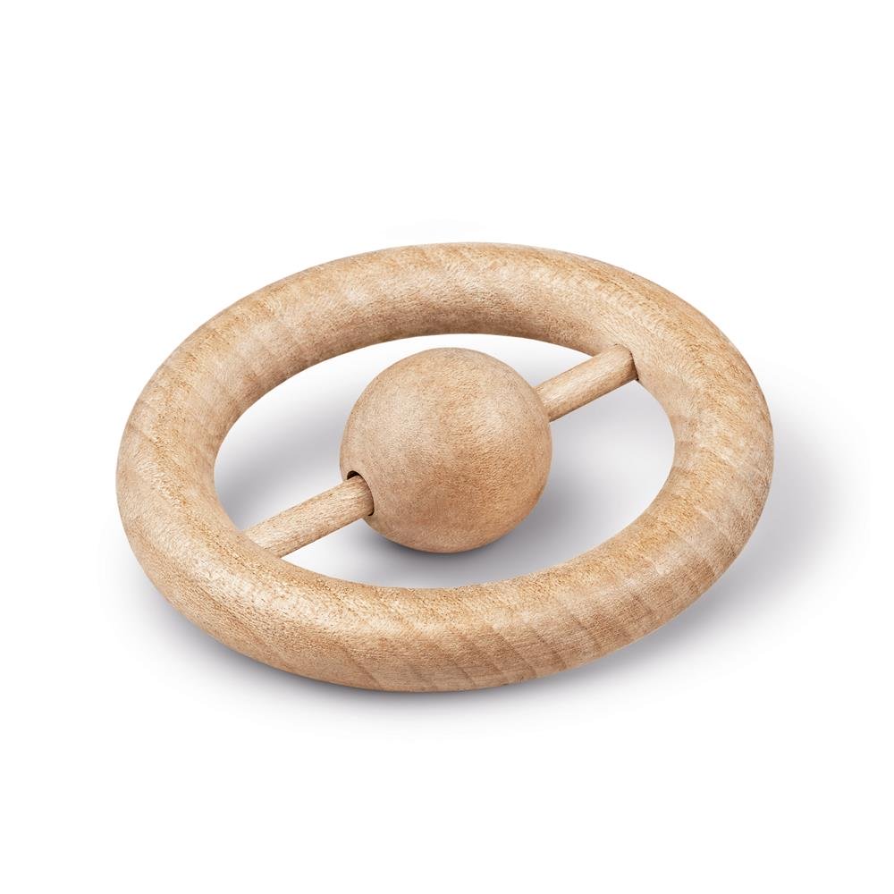 Kay Bojesen Denmark Kay Bojesen rattle Beech | Scandinavian Design | Children's room accessories | Brown