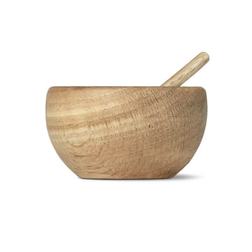 Kay Bojesen salt dish with spoon - Oak - Kay Bojesen Denmark