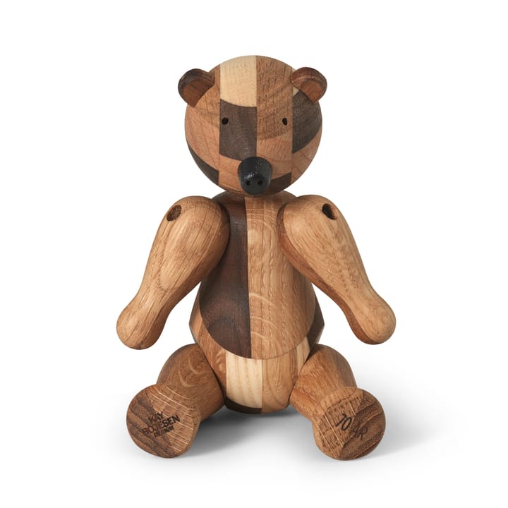 Kay Bojesen wooden bear anniversary edition mixed wood - Little - Kay Bojesen Denmark