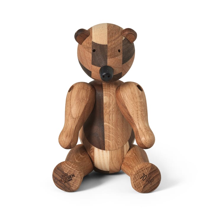 Kay Bojesen wooden bear anniversary edition mixed wood - Little - Kay Bojesen Denmark