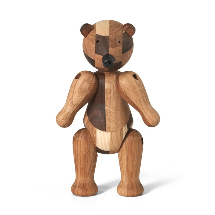 Kay Bojesen wooden bear anniversary edition mixed wood - Little - Kay Bojesen Denmark