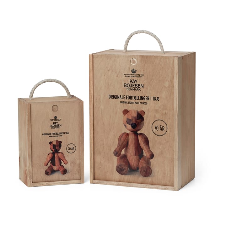 Kay Bojesen wooden bear anniversary edition mixed wood - Medium - Kay Bojesen Denmark