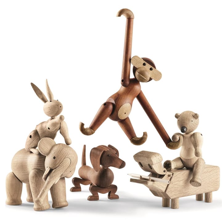 Kay Bojesen wooden bear, Oak and maple Kay Bojesen Denmark