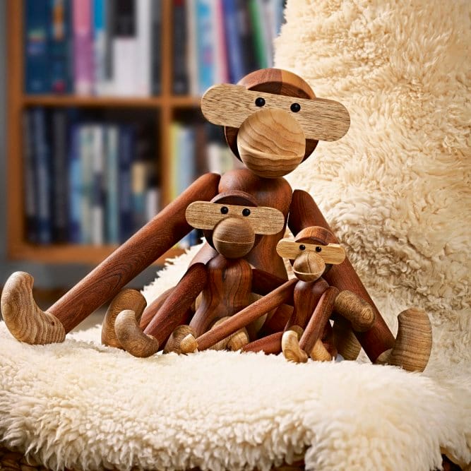 Kay Bojesen wooden monkey medium - 28 cm - Kay Bojesen Denmark