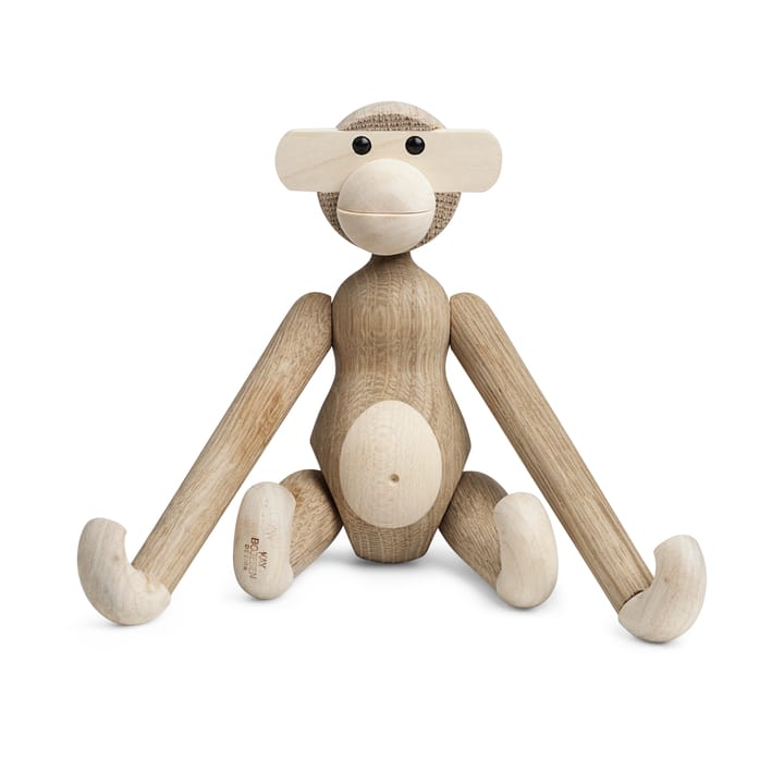 Kay Bojesen wooden monkey small - Untreated oak and maple - Kay Bojesen Denmark