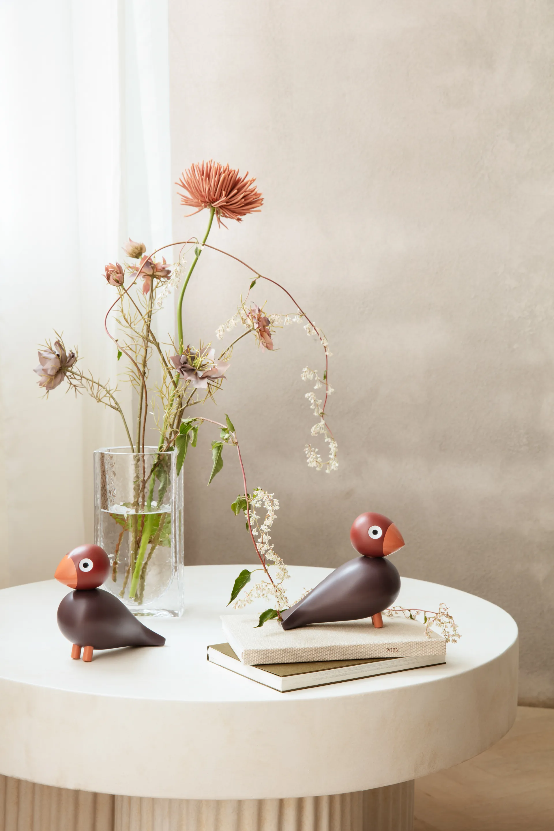 Kay Bojesen Year Bird 2022 song bird Poppy, Wine red Kay Bojesen Denmark