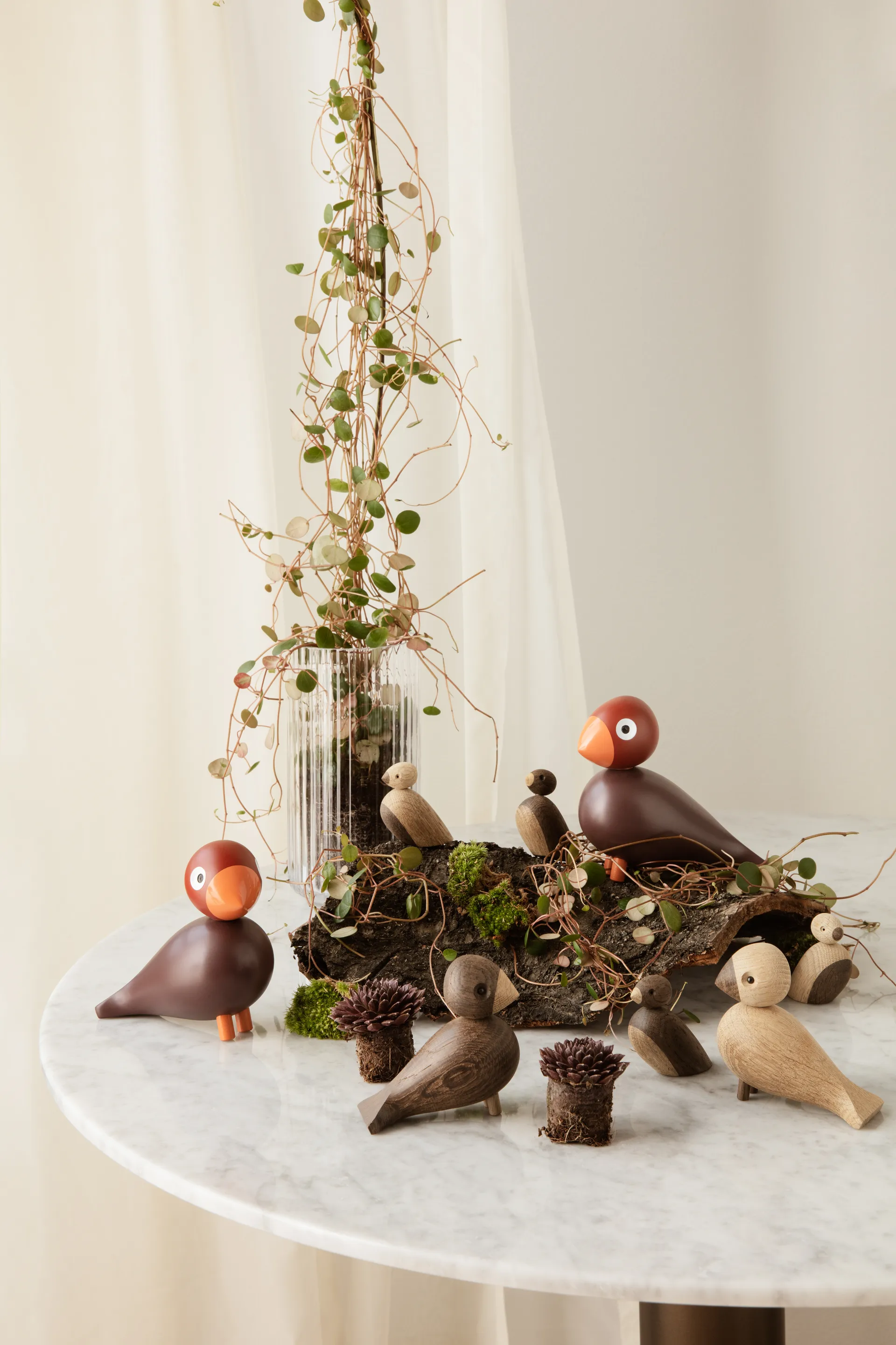 Kay Bojesen Year Bird 2022 song bird Poppy, Wine red Kay Bojesen Denmark