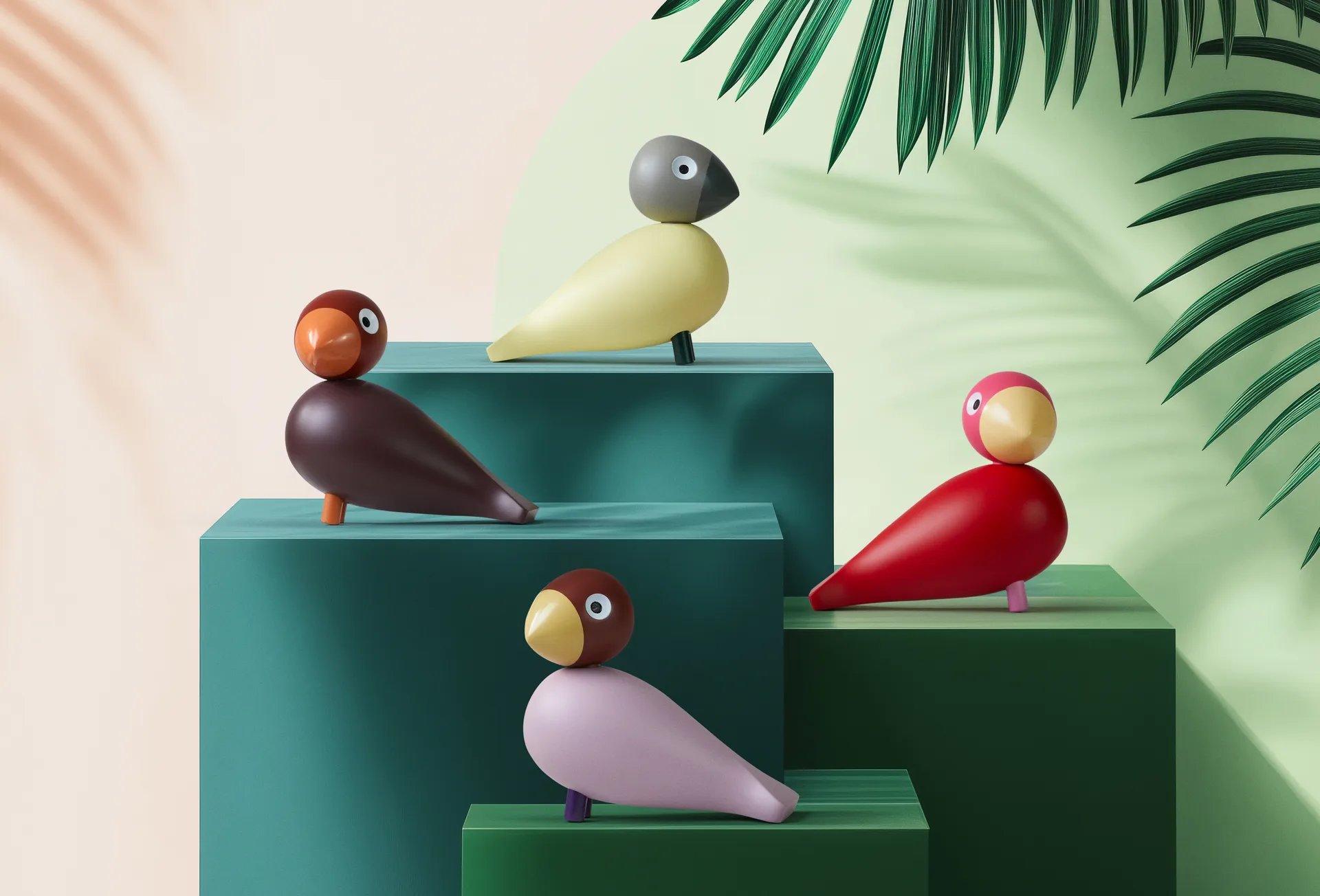 Kay Bojesen Year Bird 2025 Bella, Cream-grey Kay Bojesen Denmark