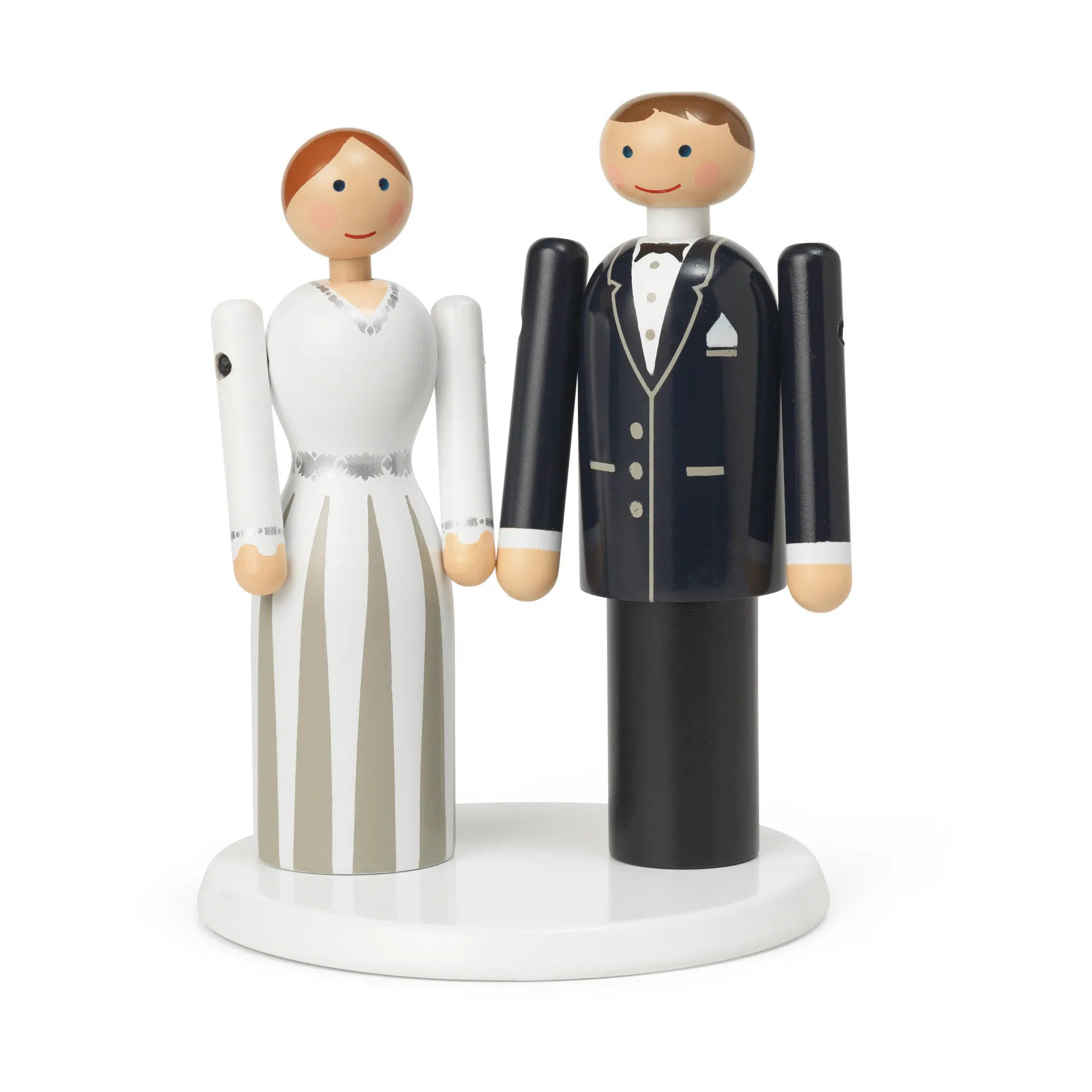 Platform for Kay Bojesen bridal pair, White Kay Bojesen Denmark