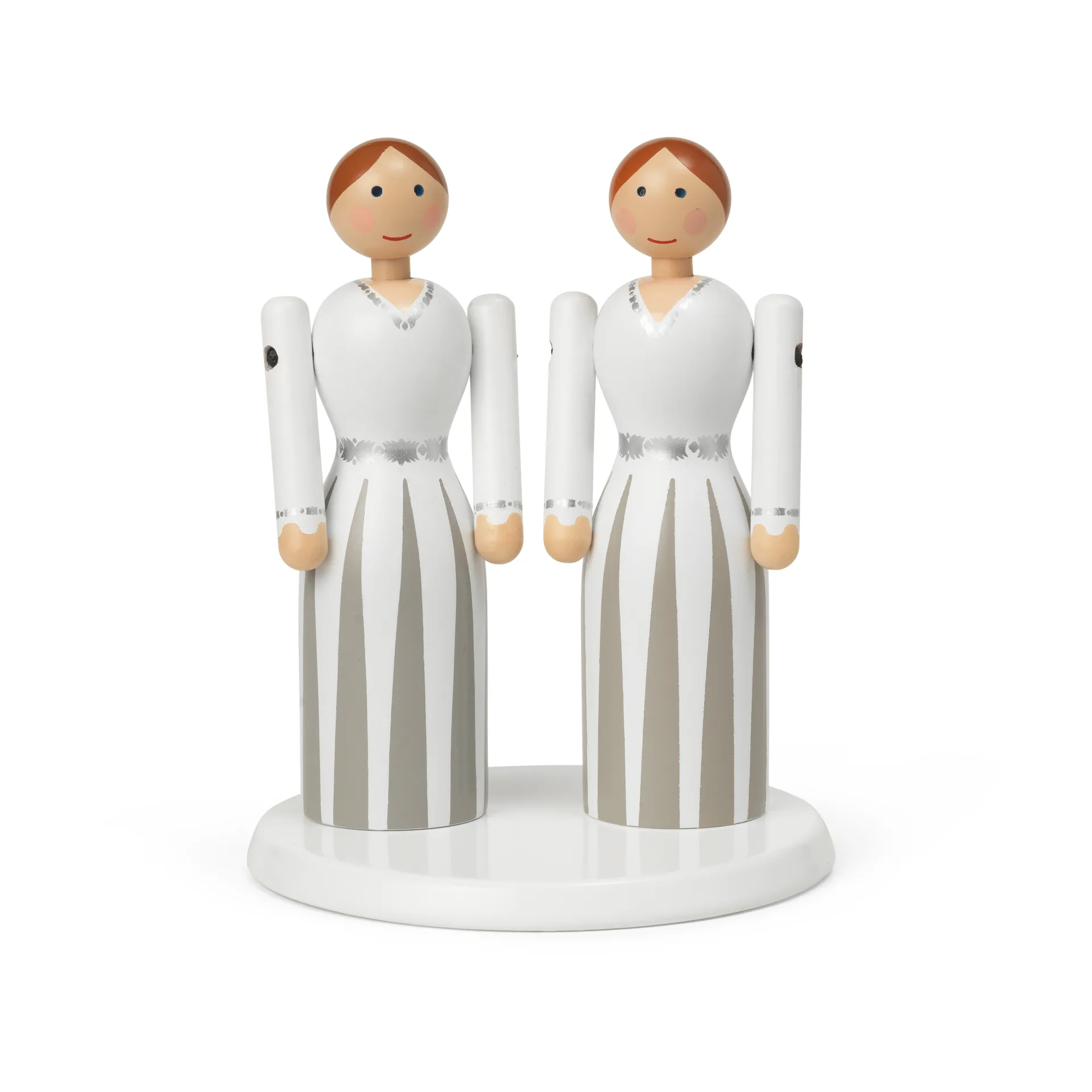 Platform for Kay Bojesen bridal pair, White Kay Bojesen Denmark