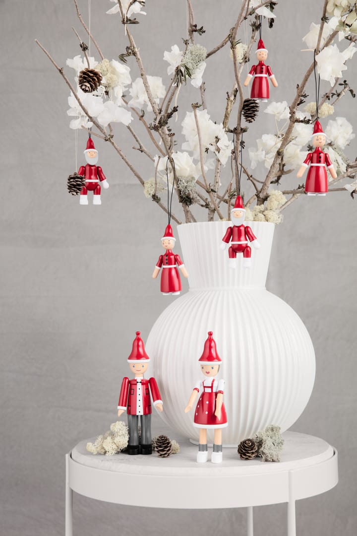 Santa and Mrs Claus 10 cm, Red Kay Bojesen Denmark