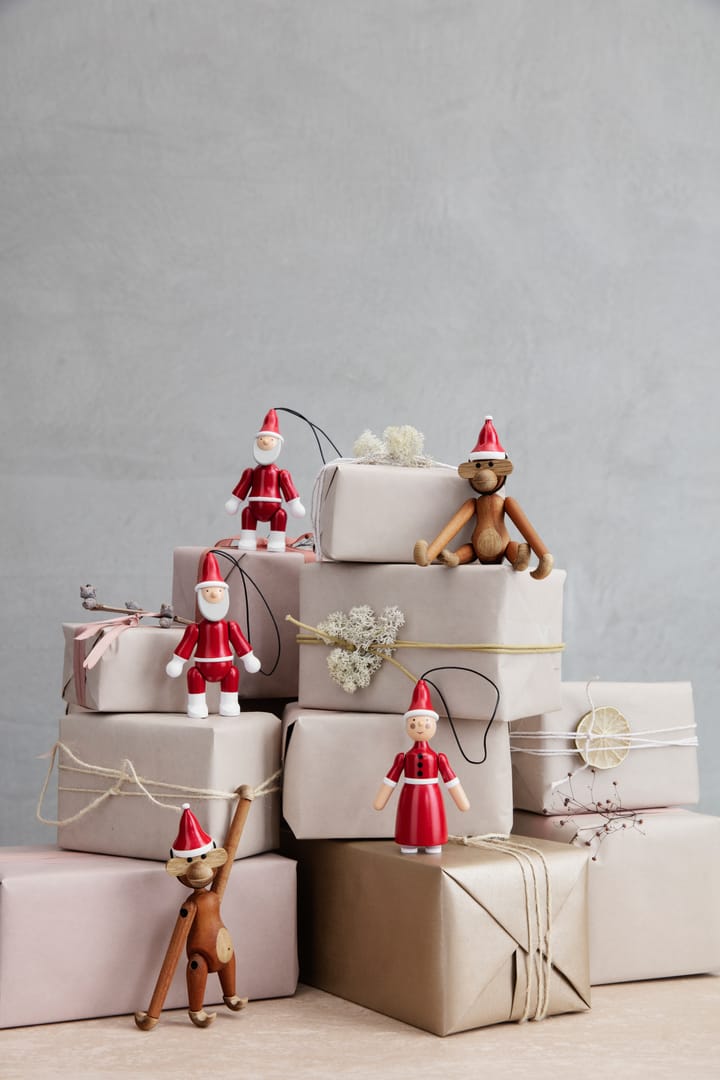 Santa and Mrs Claus 10 cm, Red Kay Bojesen Denmark