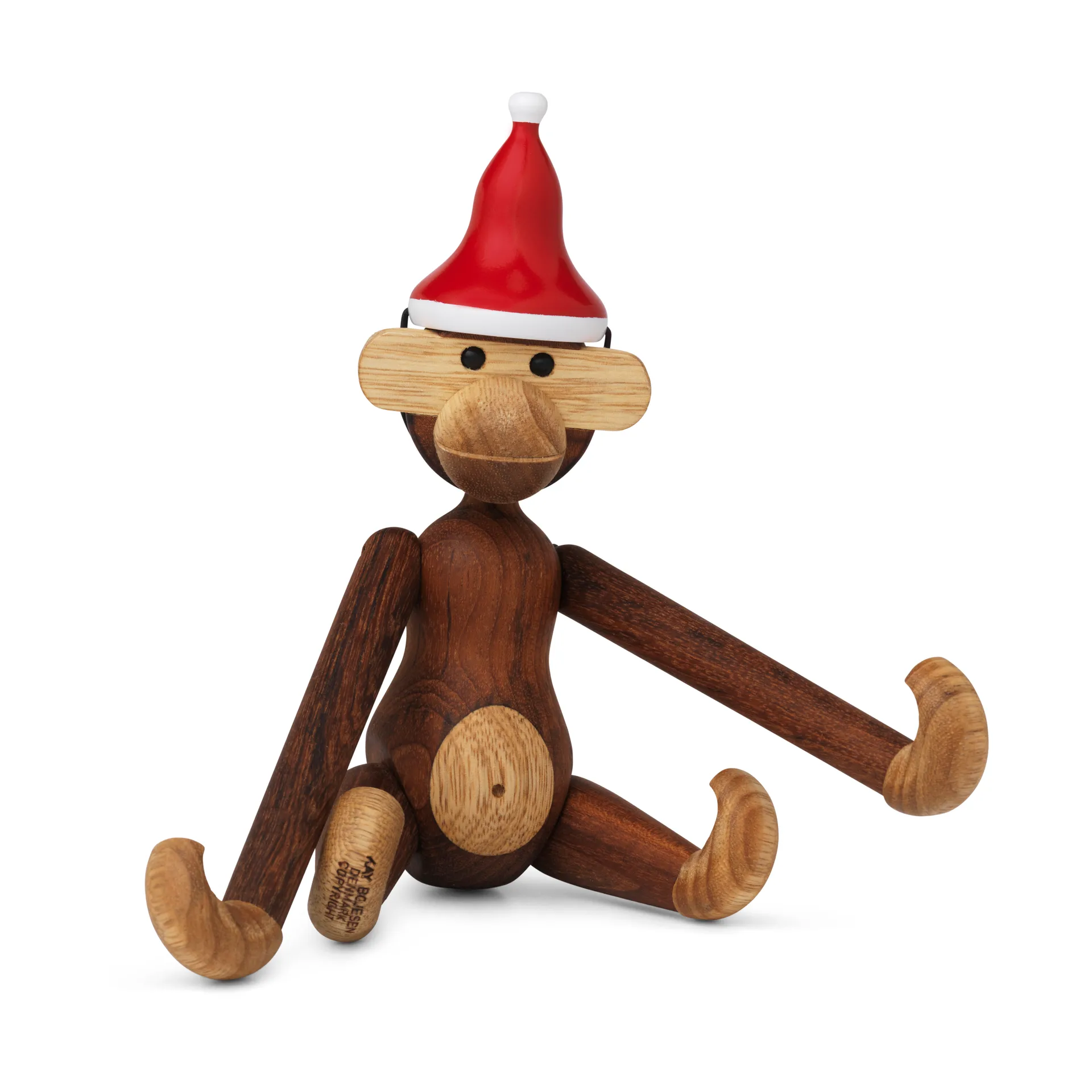 Small monkey with Christmas hat,  Kay Bojesen Denmark