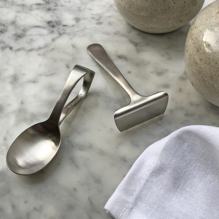 Grand Prix children's cutlery and haklapp 3 pieces - Polished steel - Kay Bojesen