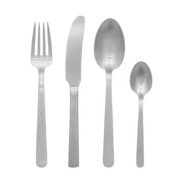 Grand Prix cutlery 4 pieces - Matte steel - Kay Bojesen