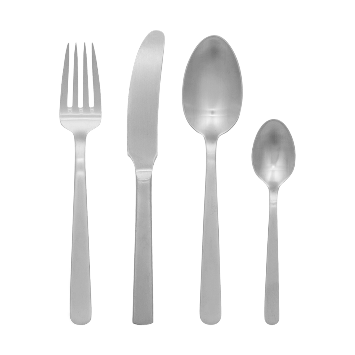 Kay Bojesen Grand Prix cutlery 4 pieces Matte steel