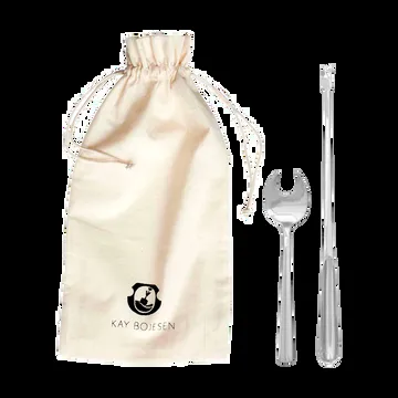 Grand Prix sea food cutlery 8 pieces - Polished steel - Kay Bojesen