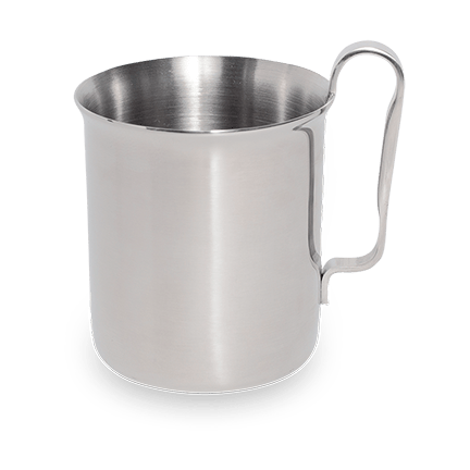 Kay Bojesen mug steel - Polished steel - Kay Bojesen