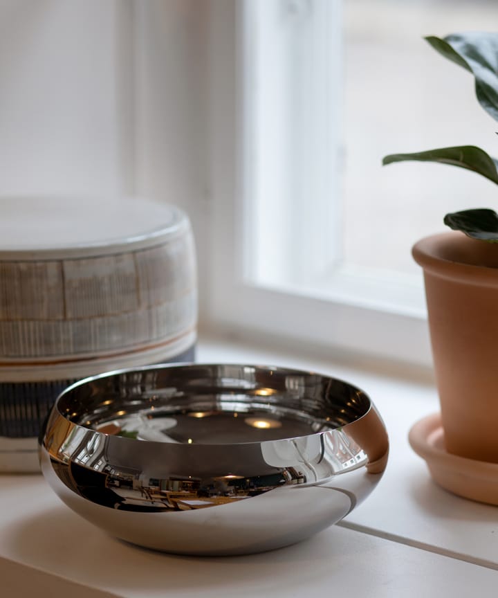 NEST bowl Ø27 cm - Polished steel - Kay Bojesen