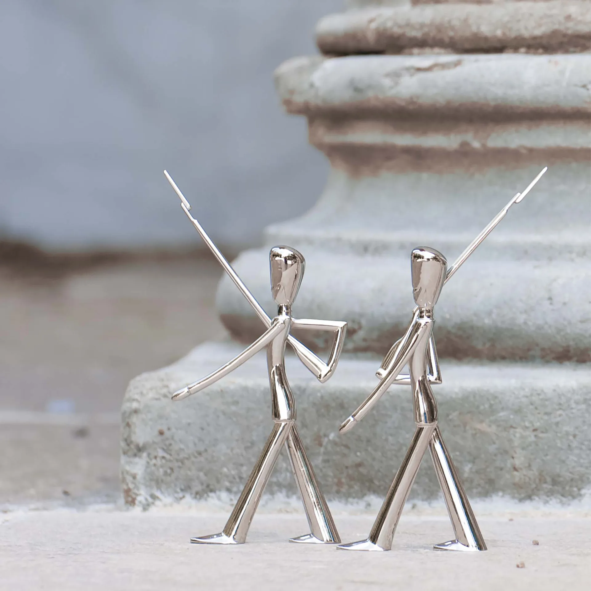 Royal Guard figurine 16 cm, Polished steel Kay Bojesen