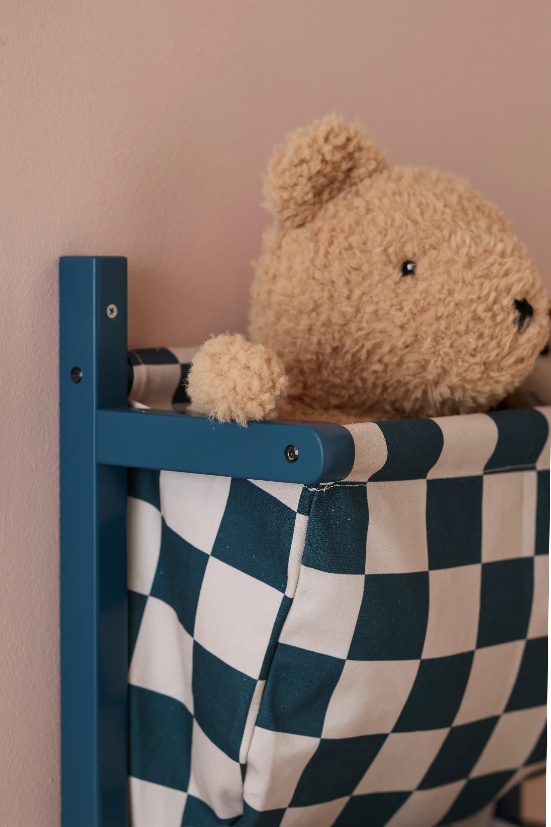 Bag shelf, grid, Teal, 40x19x60 cm Kid's Concept