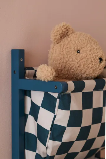 Bag shelf, grid - Teal, 40x19x60 cm - Kid's Concept