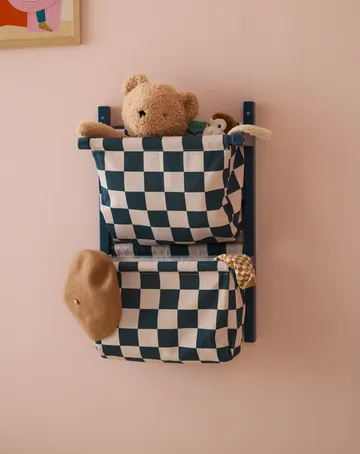 Bag shelf, grid - Teal, 40x19x60 cm - Kid's Concept