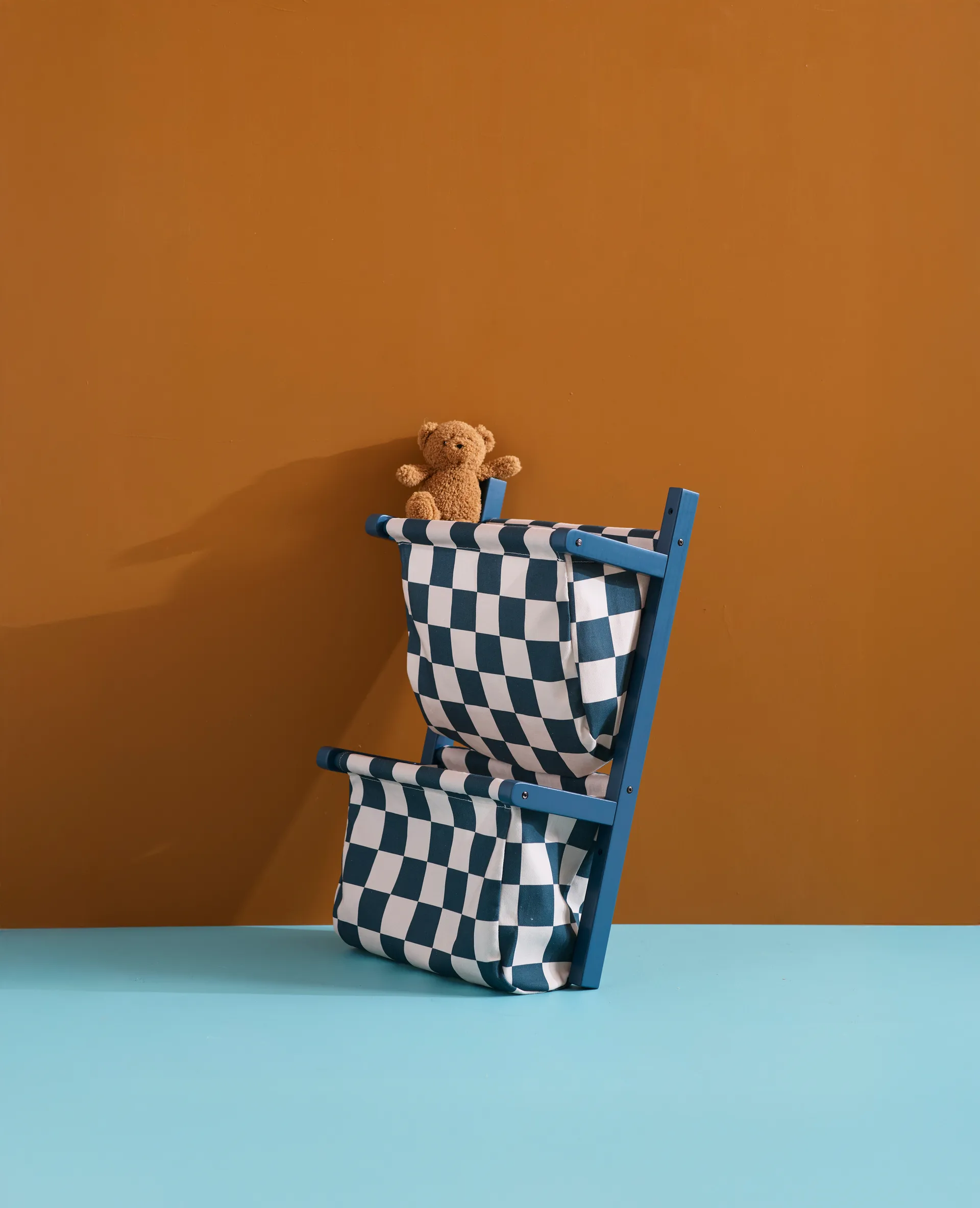 Bag shelf, grid, Teal, 40x19x60 cm Kid's Concept