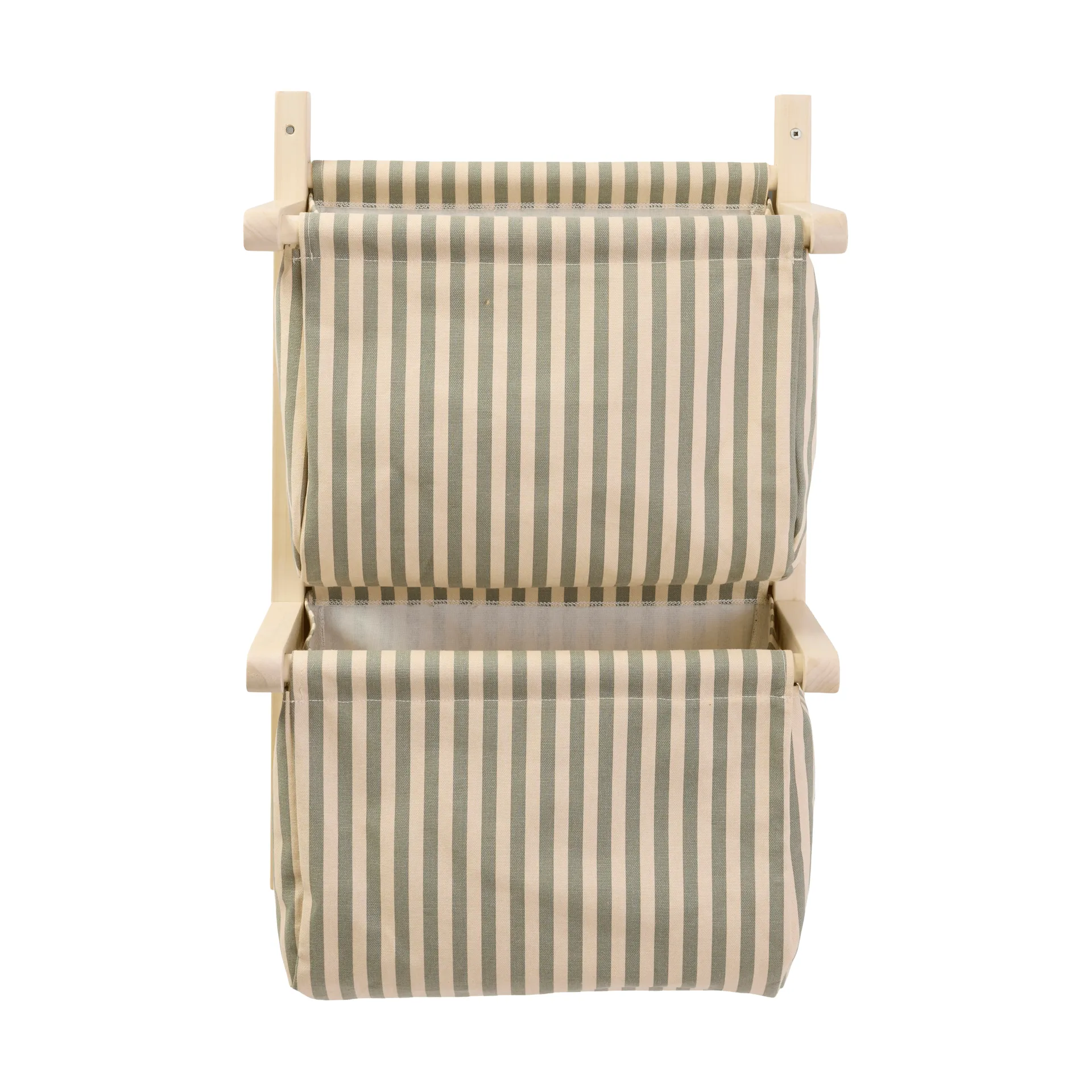 Bag shelf, striped, Green, 40x19x60 cm Kid's Concept