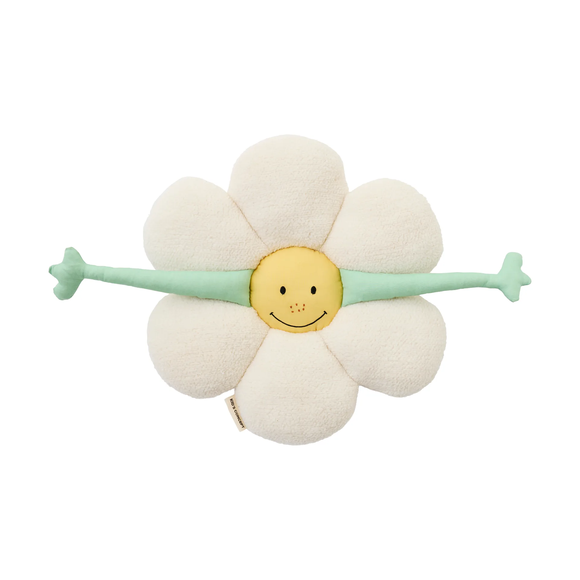 Flower cushion, White-green-yellow Kid's Concept