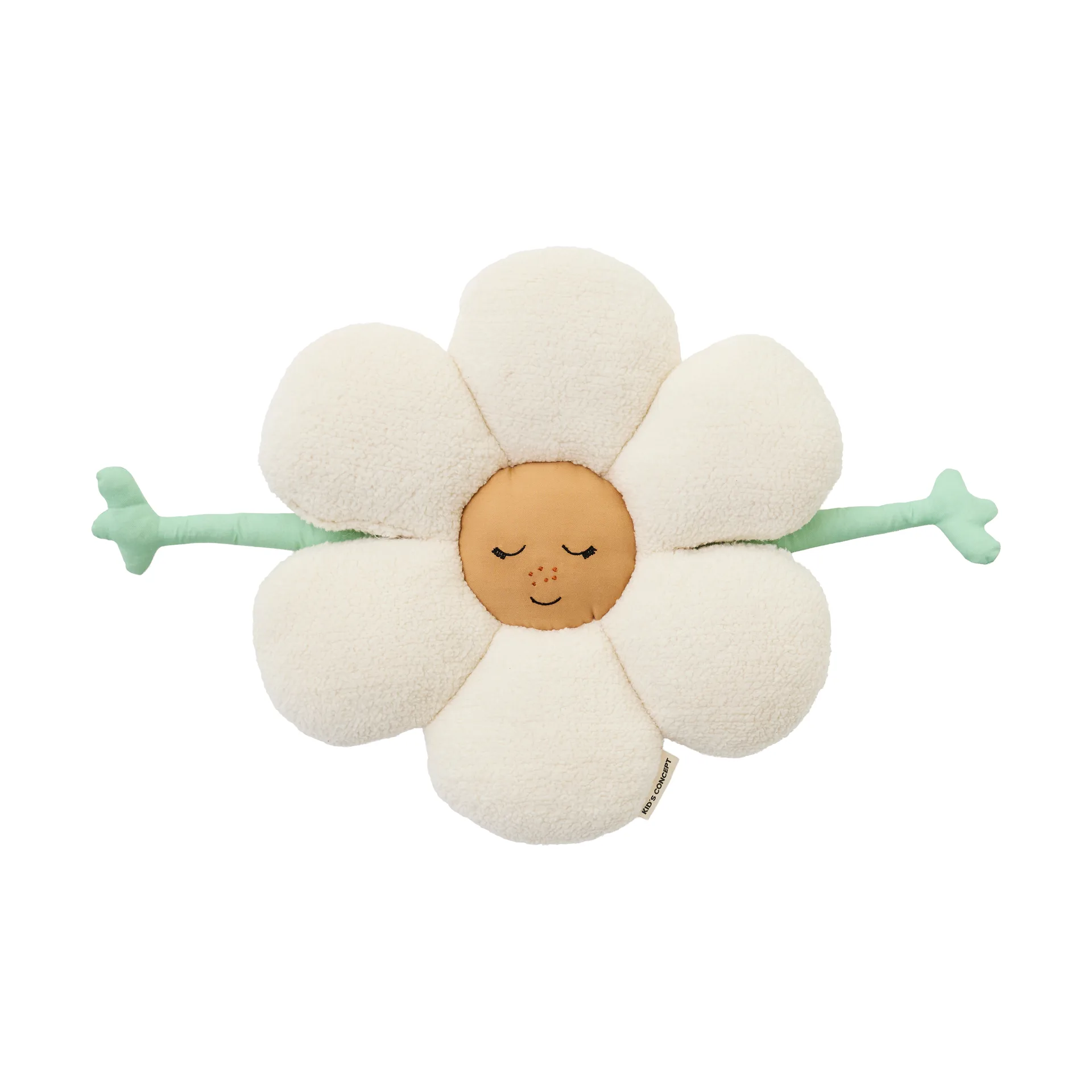 Flower cushion, White-green-yellow Kid's Concept