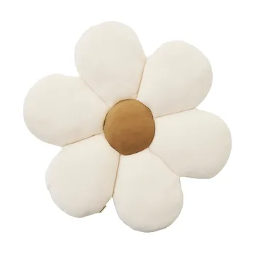 Flower floor cushion - Natural white, Ø100x15 cm - Kid's Concept