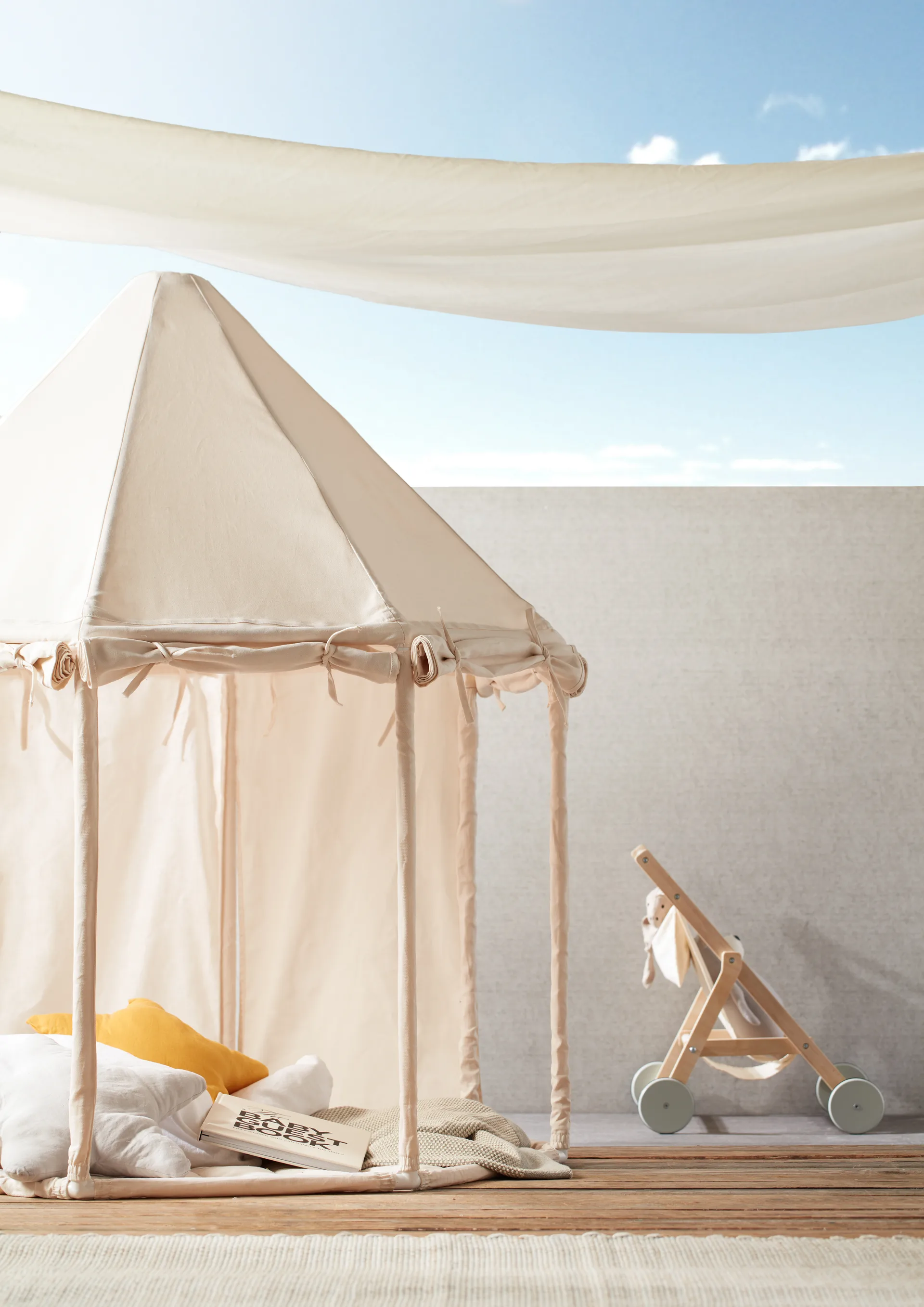 Kid's Base circus tent, Natural white Kid's Concept