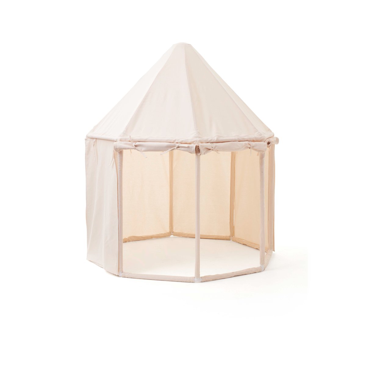 Kid's Concept Kid's Base circus tent Natural white | Scandinavian Design | Children's room accessories | White
